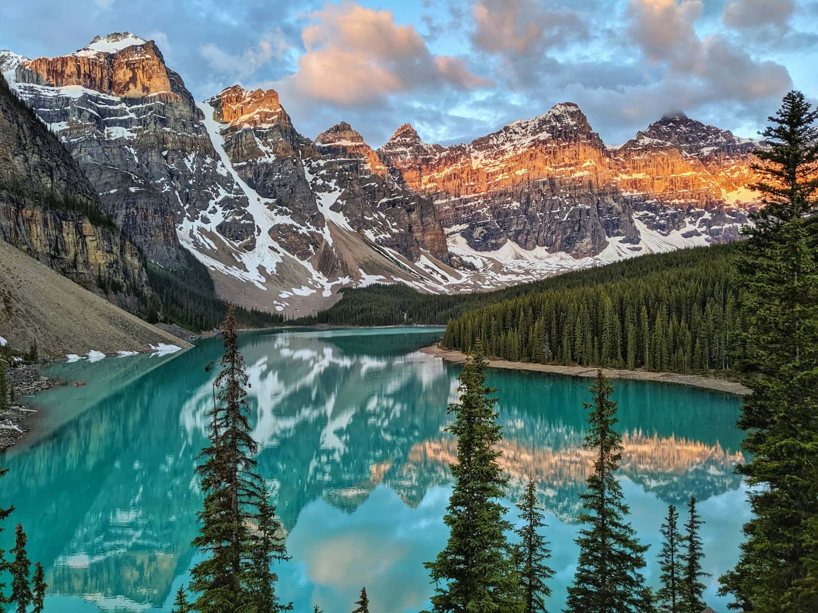 Canadian Rocky Mountains representing provincial nominee program routes to permanent residence