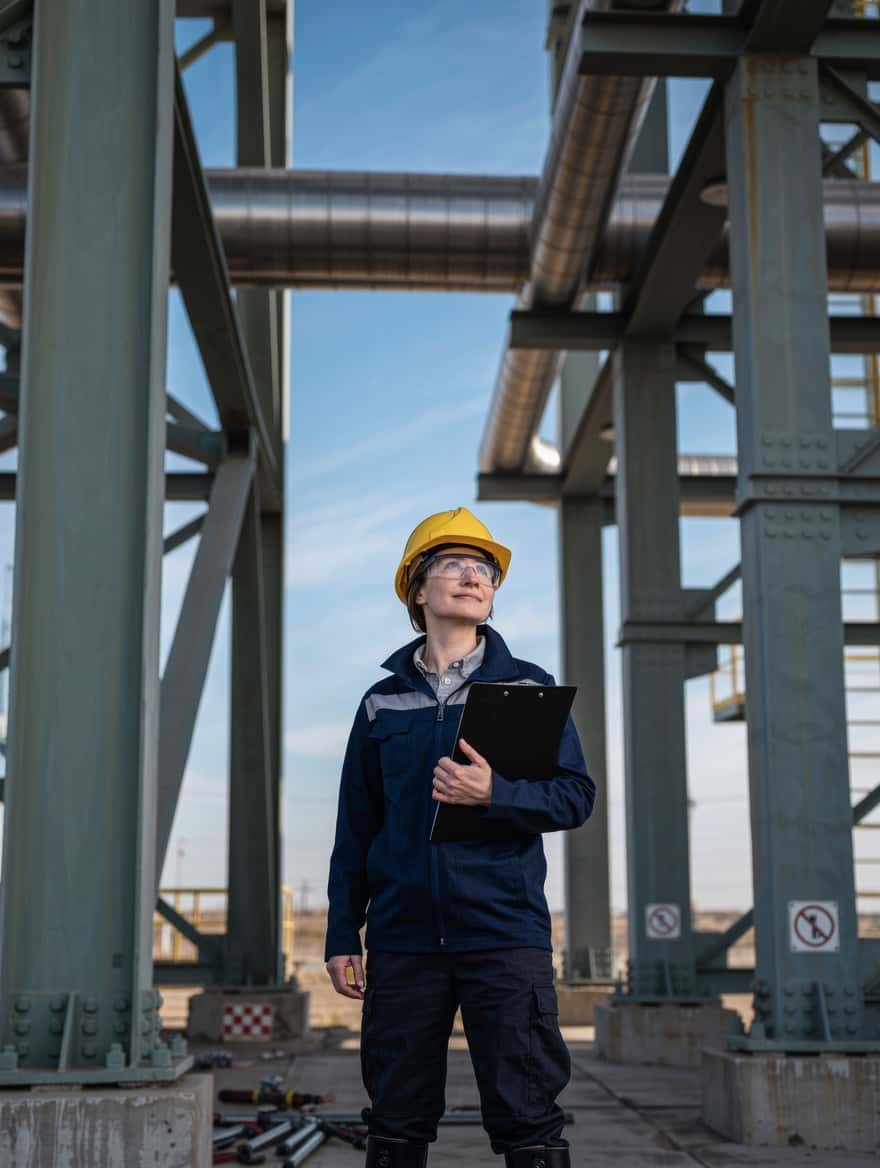 Immigrate to Canada as an engineer: a woman engineer at an Alberta energy facility