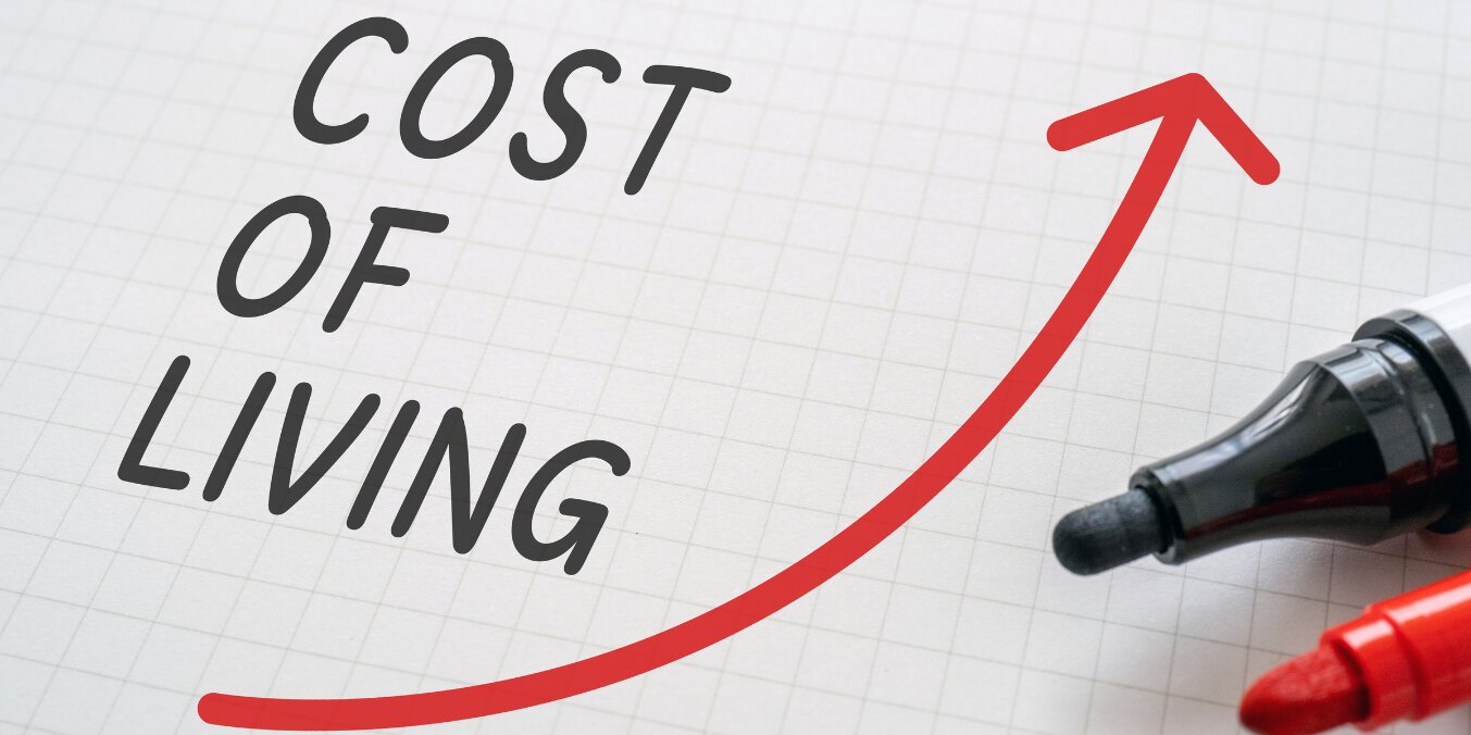 Graph illustrating cost of living comparison for moving to Calgary from Vancouver