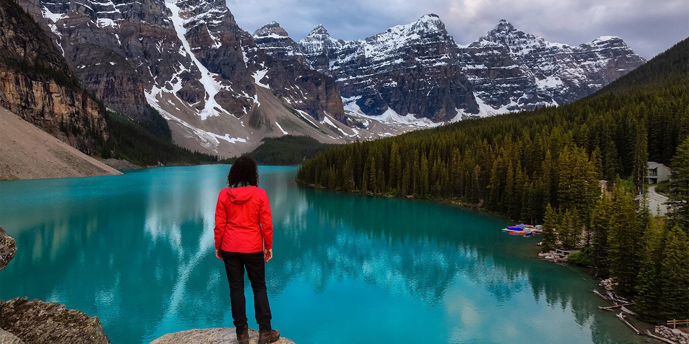 canadian lonely in mountains