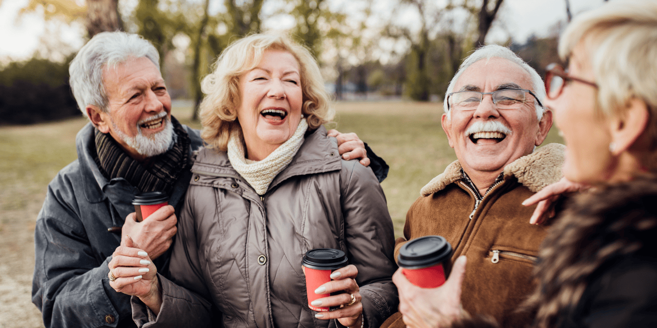 Seniors enjoying life in Canada - Age is not a barrier for immigration.